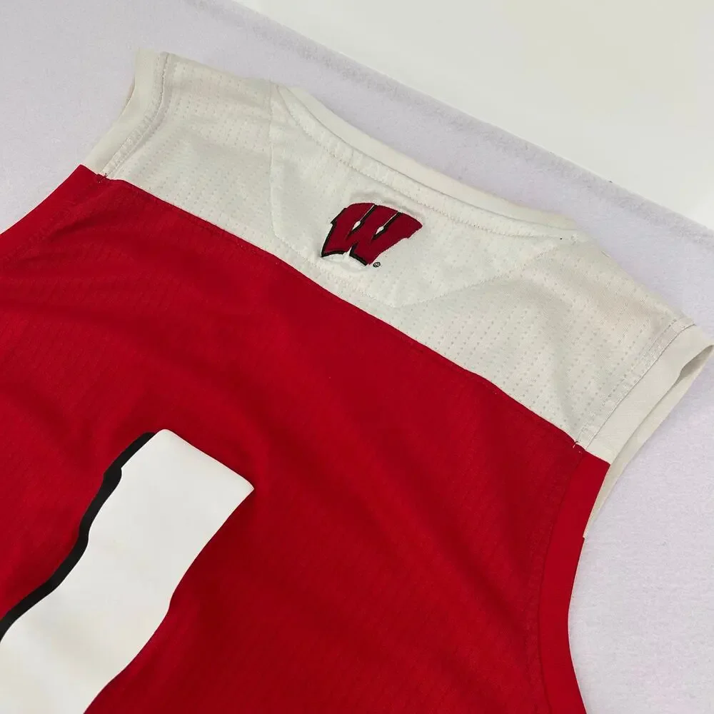 Adidas Men's Wisconsin Badgers #1 Red Authentic Swingman Jersey size XL